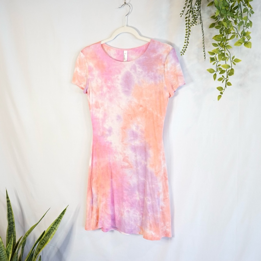 American Apparel Tie Dye Mini Dress